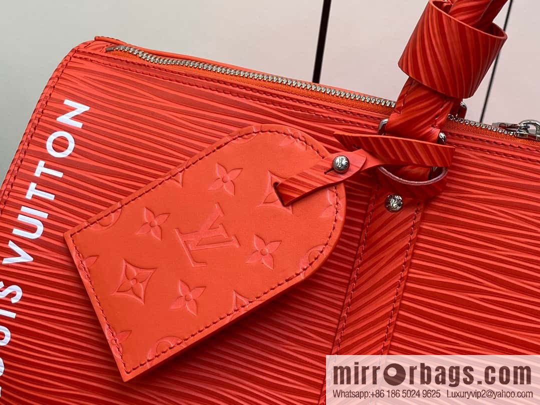 [Original order boutique] M23721 red epi full leather travel bag series, this Keepall Bandoulière 50 handbag