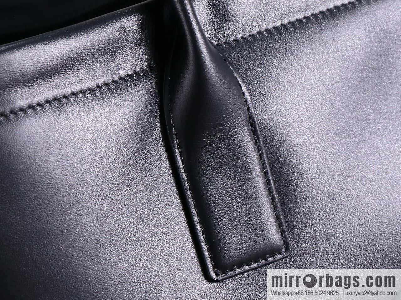 [Premium quality, original leather] CELINE | CABAS TRIOMPHE smooth cow leather (fabric) drawstring bag, new French leather Arc de Triomphe drawstring tote bag, number: 199973DU3.04LU