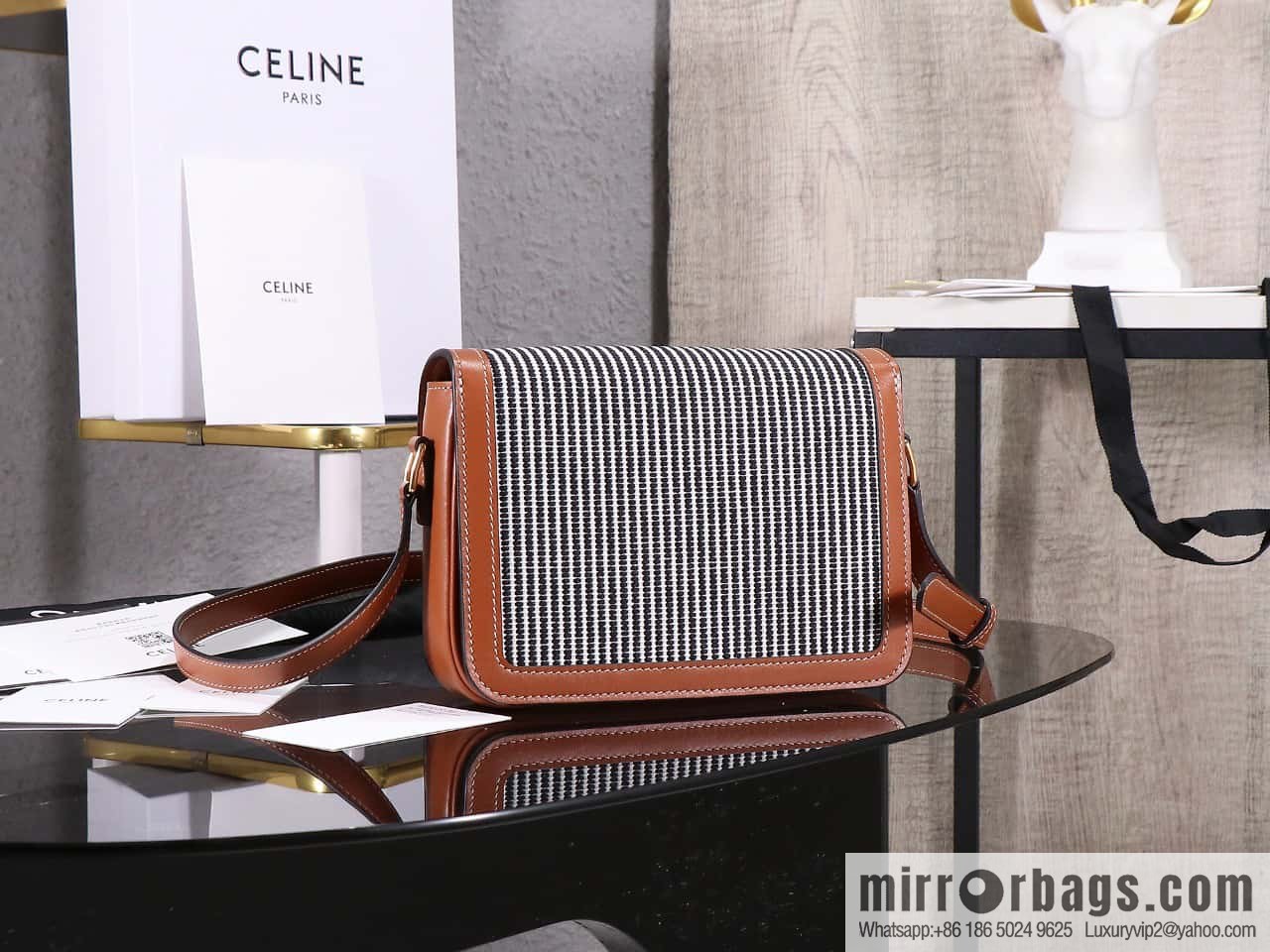 [Premium quality, all steel hardware] TEEN TRIOMPHE calfskin handbag, number: 188423BF4.07PO