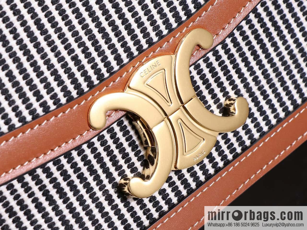 [Premium quality, all steel hardware] TEEN TRIOMPHE calfskin handbag, number: 188423BF4.07PO