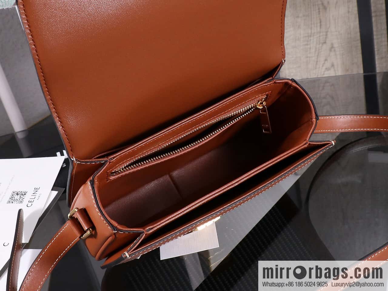 [Premium quality, all steel hardware] TEEN TRIOMPHE calfskin handbag, number: 188423BF4.07PO