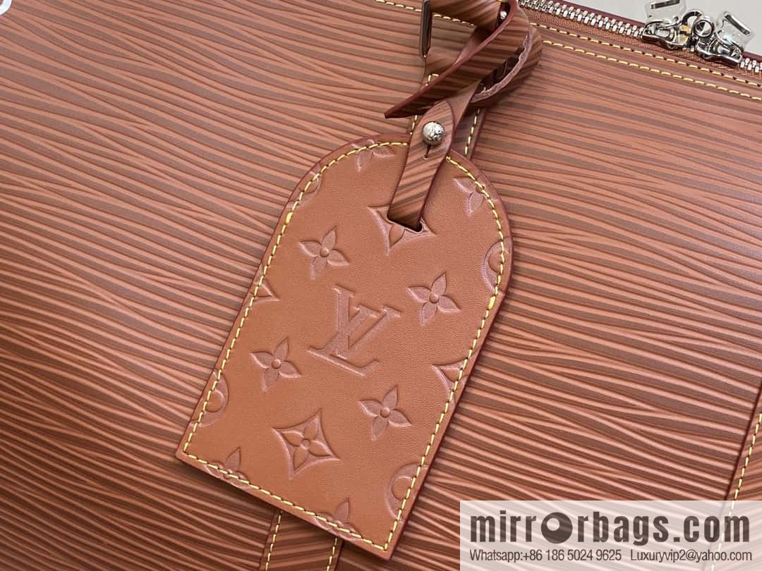[Original order boutique] M23721 brown epi full leather travel bag series, this Keepall Bandoulière 50 handbag