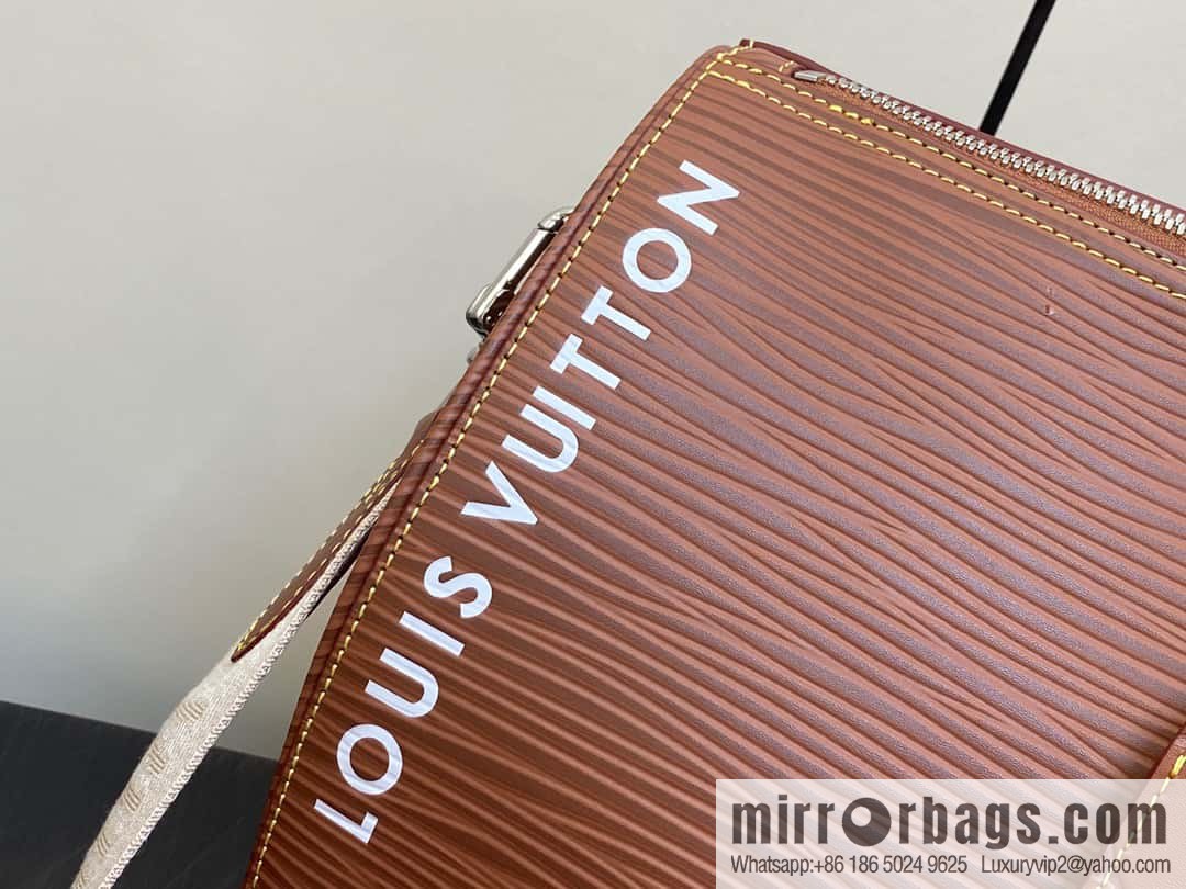 [Original order boutique] M23721 brown epi full leather travel bag series, this Keepall Bandoulière 50 handbag