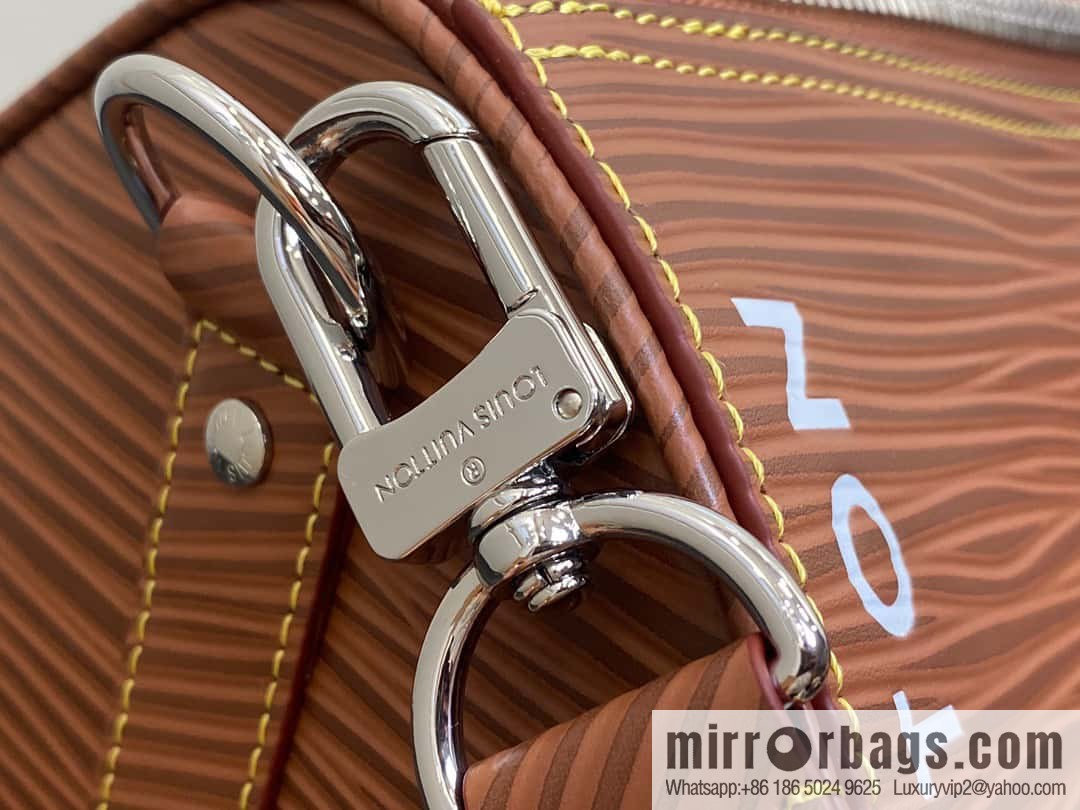[Original order boutique] M23721 brown epi full leather travel bag series, this Keepall Bandoulière 50 handbag