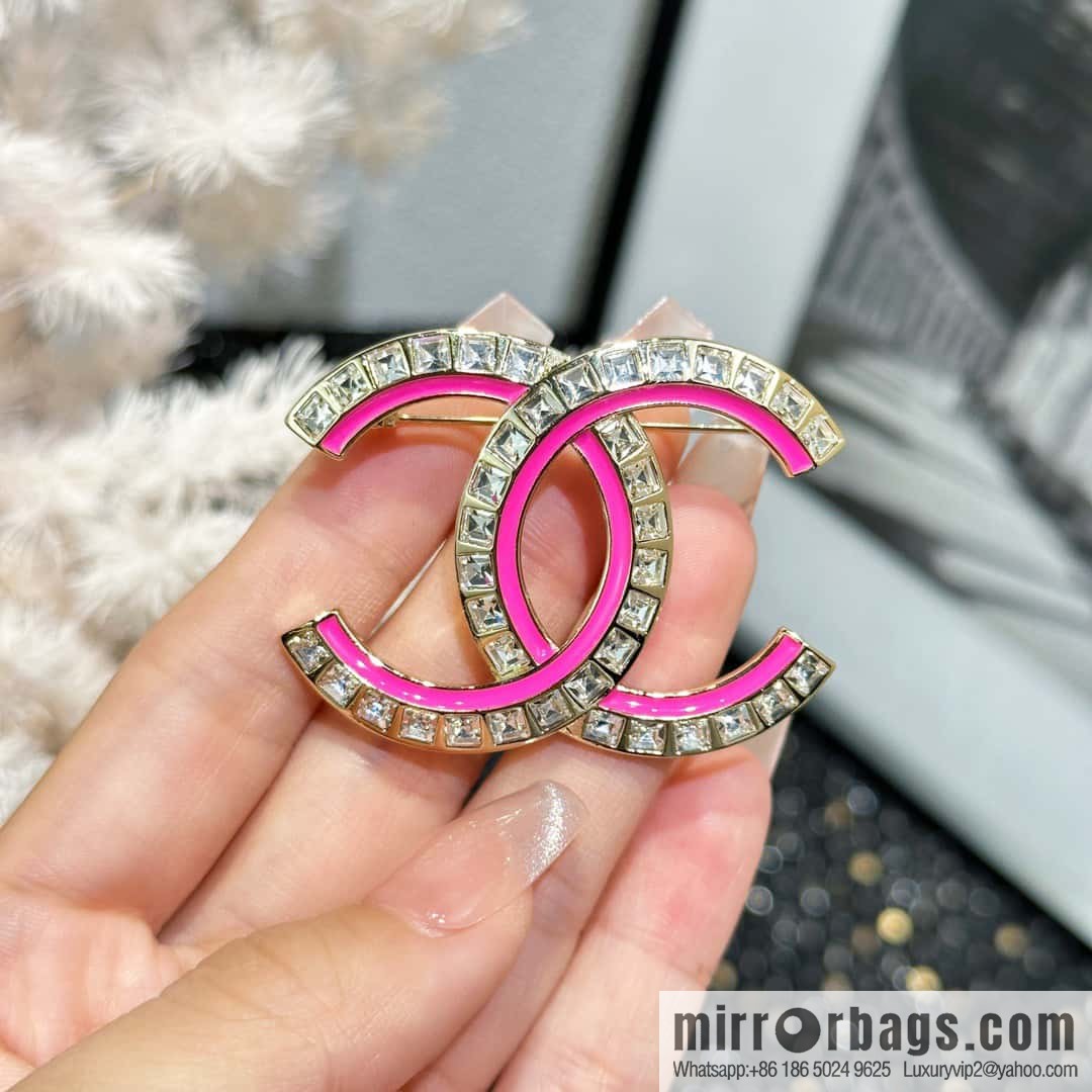 ☀️New ☑️ Chanel Double C Drip Diamond Brooch