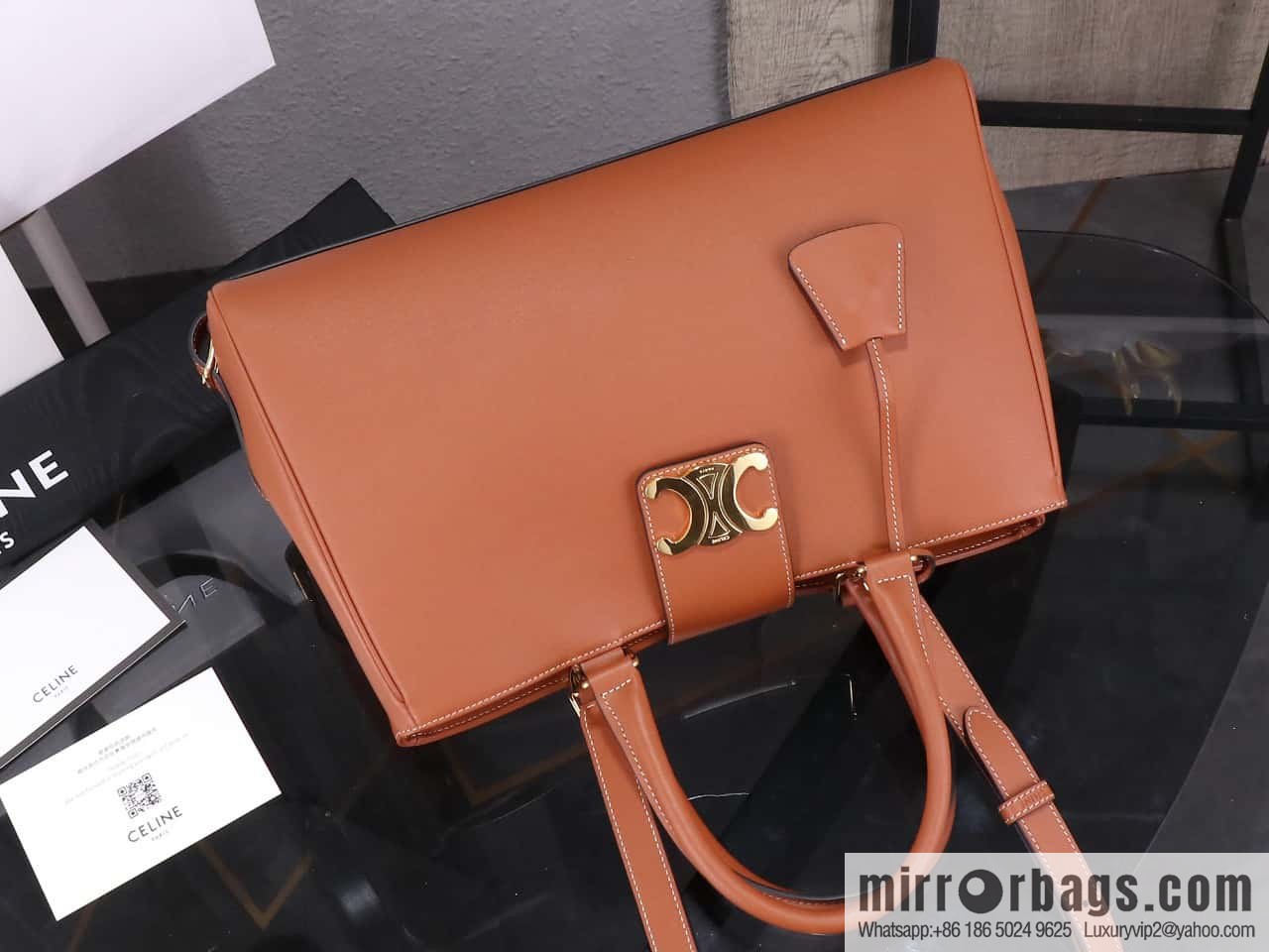 [Premium quality, all steel hardware] CLOCHE CLÉS padlock, number: 114963FK6.04LU tote bag