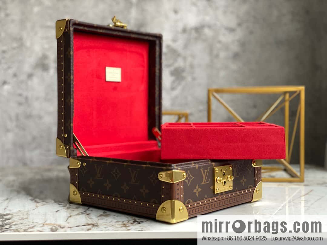 M20040 red, jewelry box, box series COFFRET JOAILLERIE jewelry box
