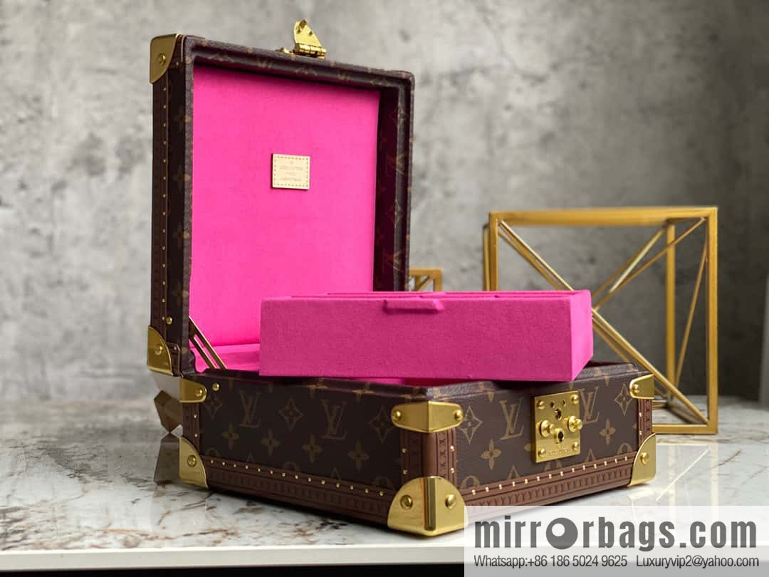 M20040 plum red, jewelry box, box series COFFRET JOAILLERIE jewelry box