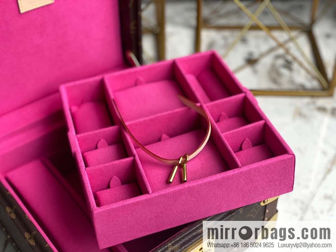 M20040 plum red, jewelry box, box series COFFRET JOAILLERIE jewelry box