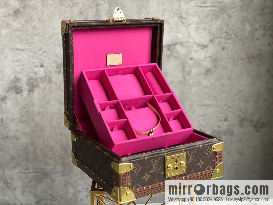 M20040 plum red, jewelry box, box series COFFRET JOAILLERIE jewelry box