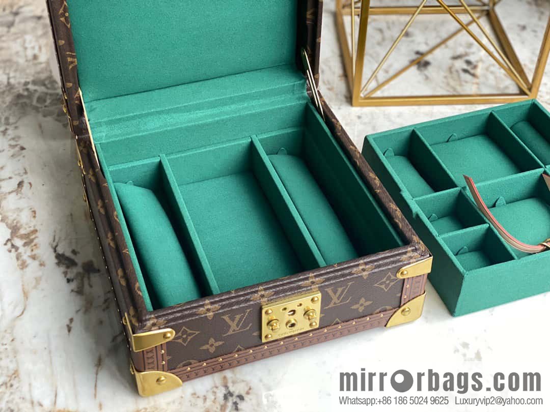 M20040 green, jewelry box, box series COFFRET JOAILLERIE jewelry box