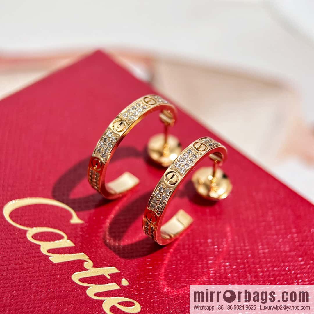 ❗️CNC version ❗️ ☀️ original order x ☀️ Cartier LOVE series gypsy earrings ☀️
