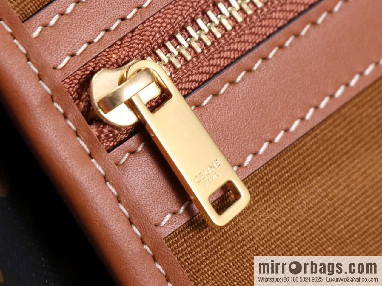 [Premium quality, all-steel hardware] CELIN_E CABAS medium logo printed cow leather (fabric) handbag, number: 115072