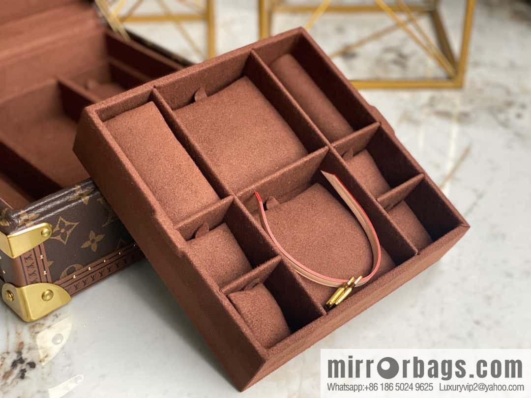 M20040 brown, jewelry box, box series COFFRET JOAILLERIE jewelry box