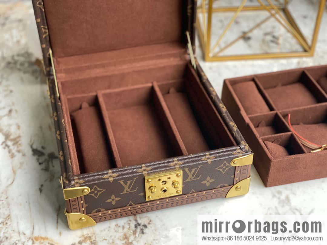 M20040 brown, jewelry box, box series COFFRET JOAILLERIE jewelry box