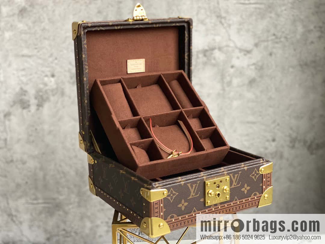 M20040 brown, jewelry box, box series COFFRET JOAILLERIE jewelry box
