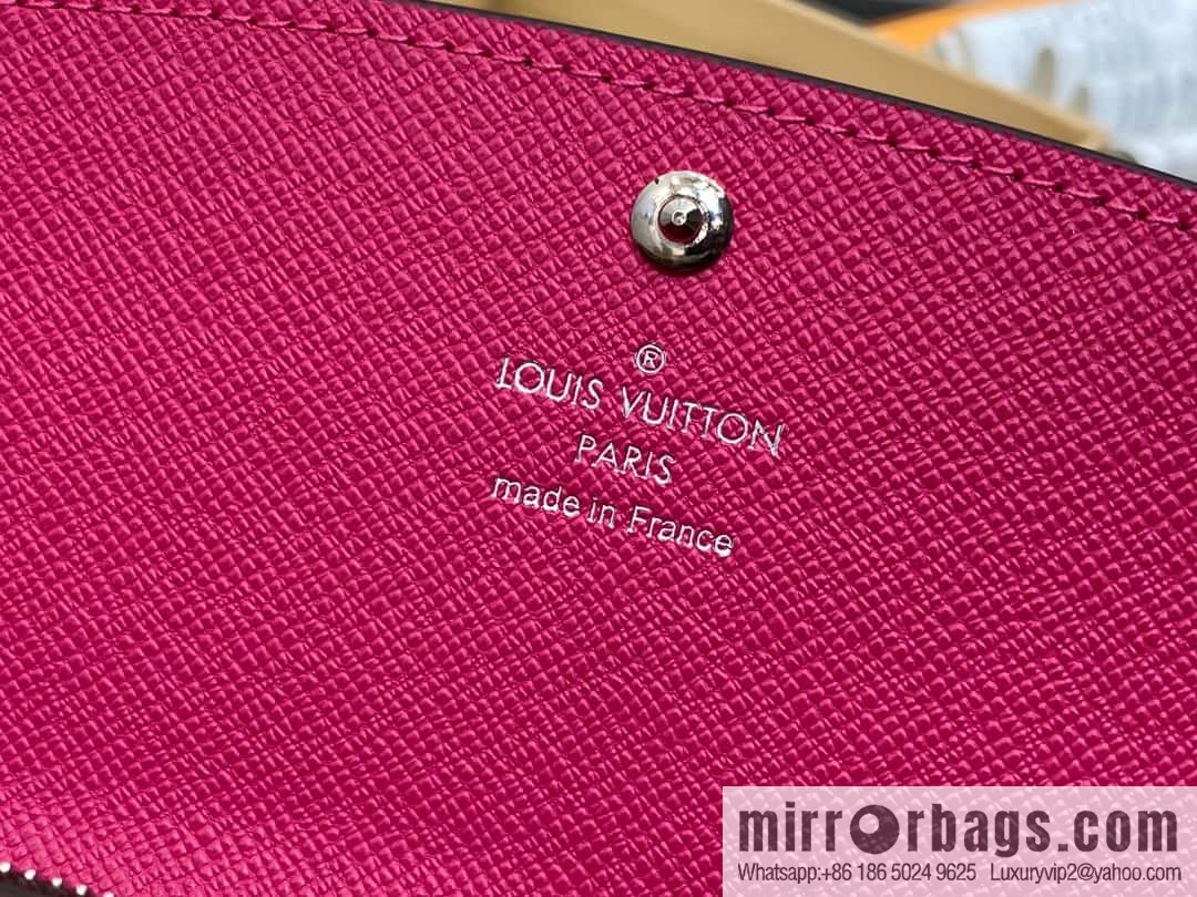 [Original single boutique] M82919 monogram rose red, flip wallet series Emilie wallet m82919 m82920