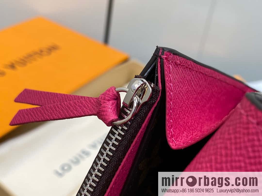 [Original single boutique] M82919 monogram rose red, flip wallet series Emilie wallet m82919 m82920