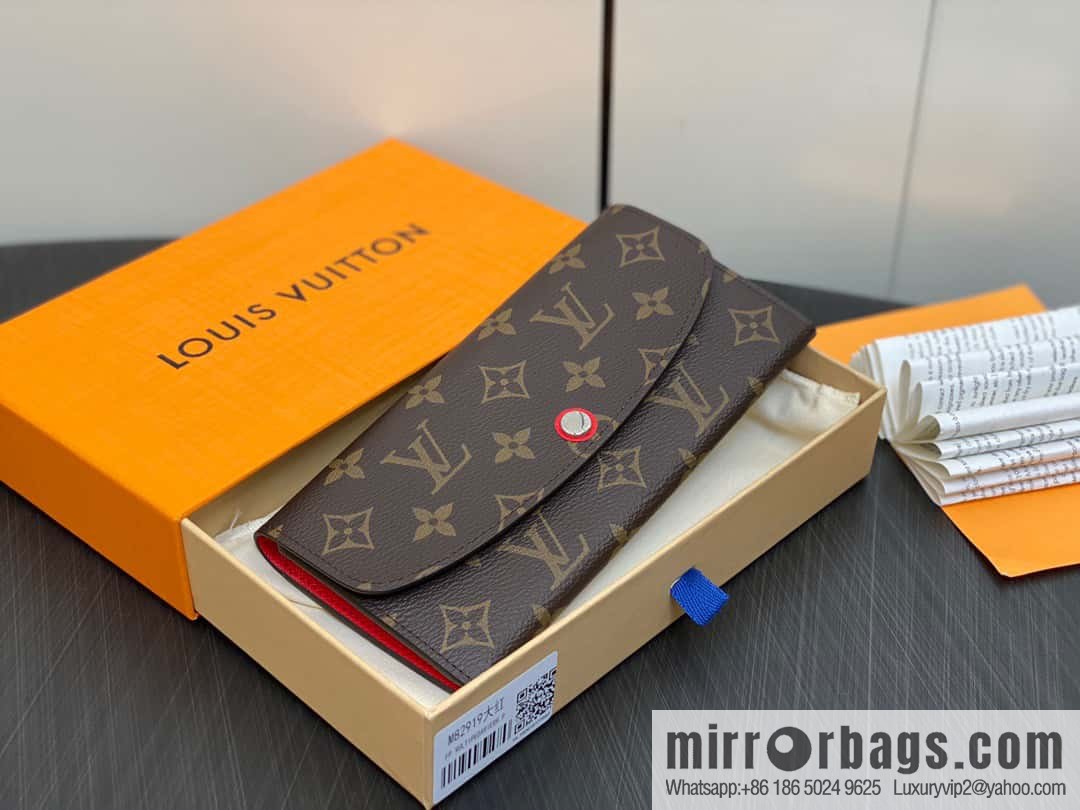 [Original single boutique] M82919 monogram red, flip wallet series Emilie wallet m82919 m82920