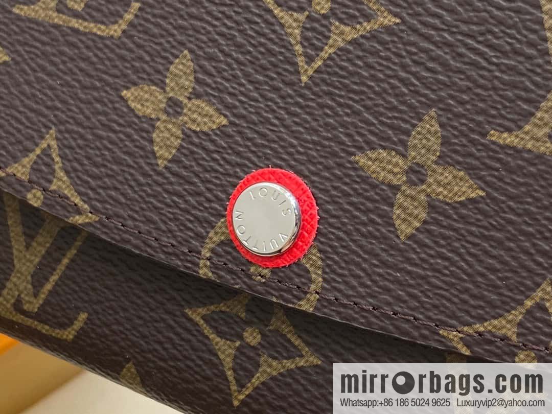[Original single boutique] M82919 monogram red, flip wallet series Emilie wallet m82919 m82920
