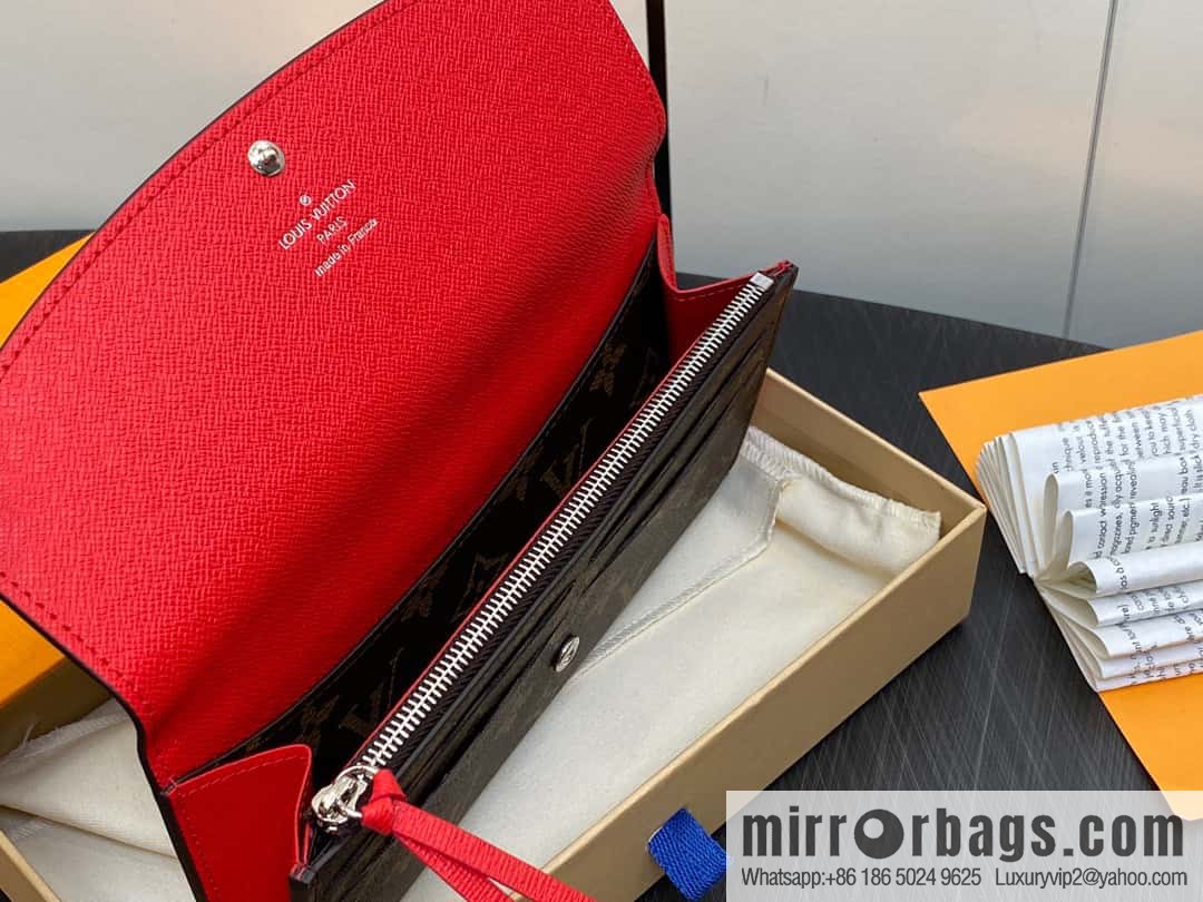 [Original single boutique] M82919 monogram red, flip wallet series Emilie wallet m82919 m82920