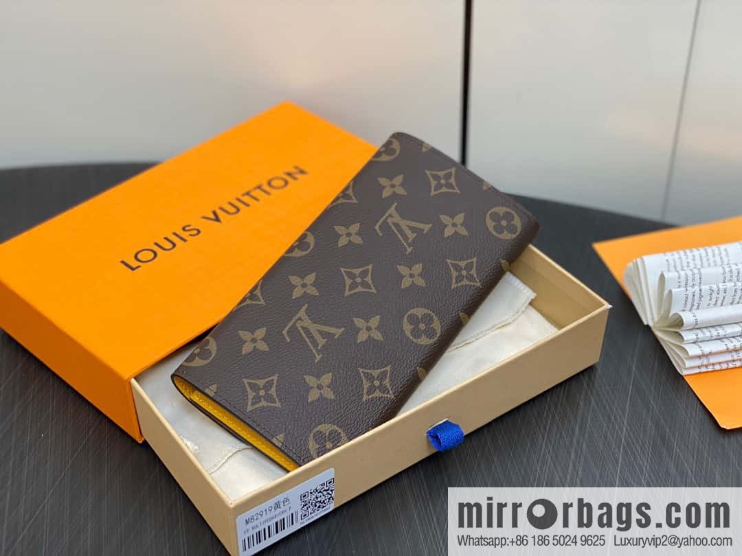[Original single boutique] M82919 monogram yellow, flip wallet series Emilie wallet m82919 m82920