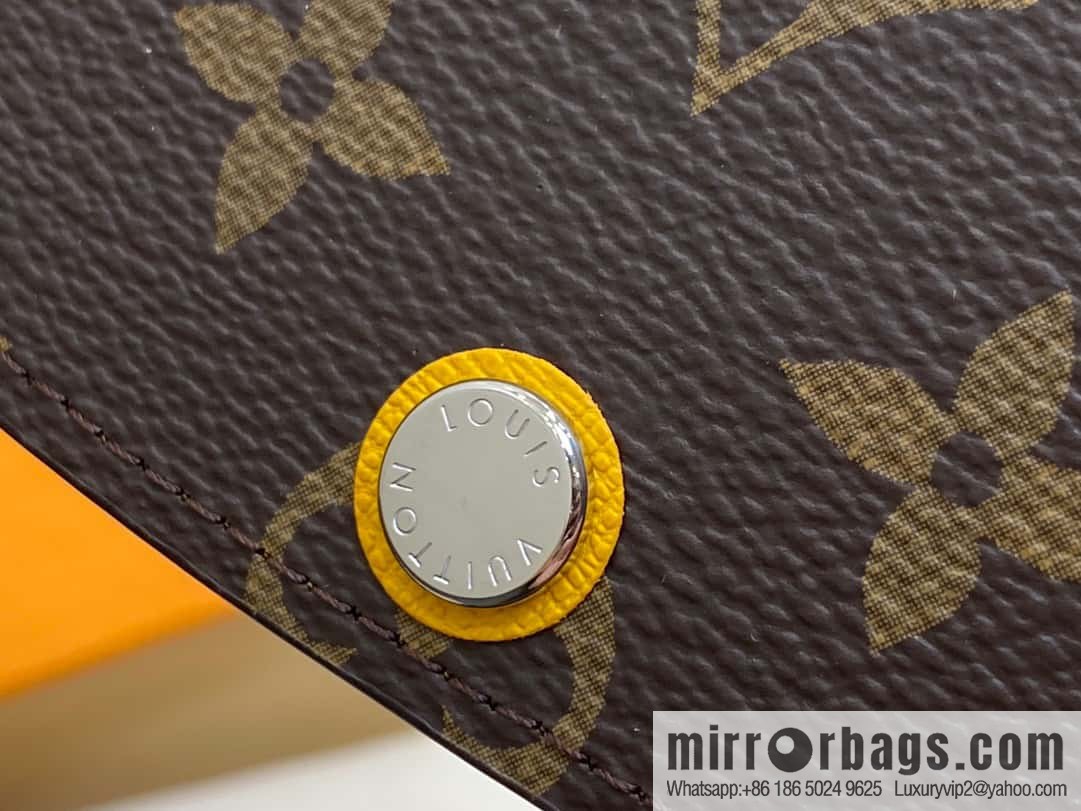[Original single boutique] M82919 monogram yellow, flip wallet series Emilie wallet m82919 m82920