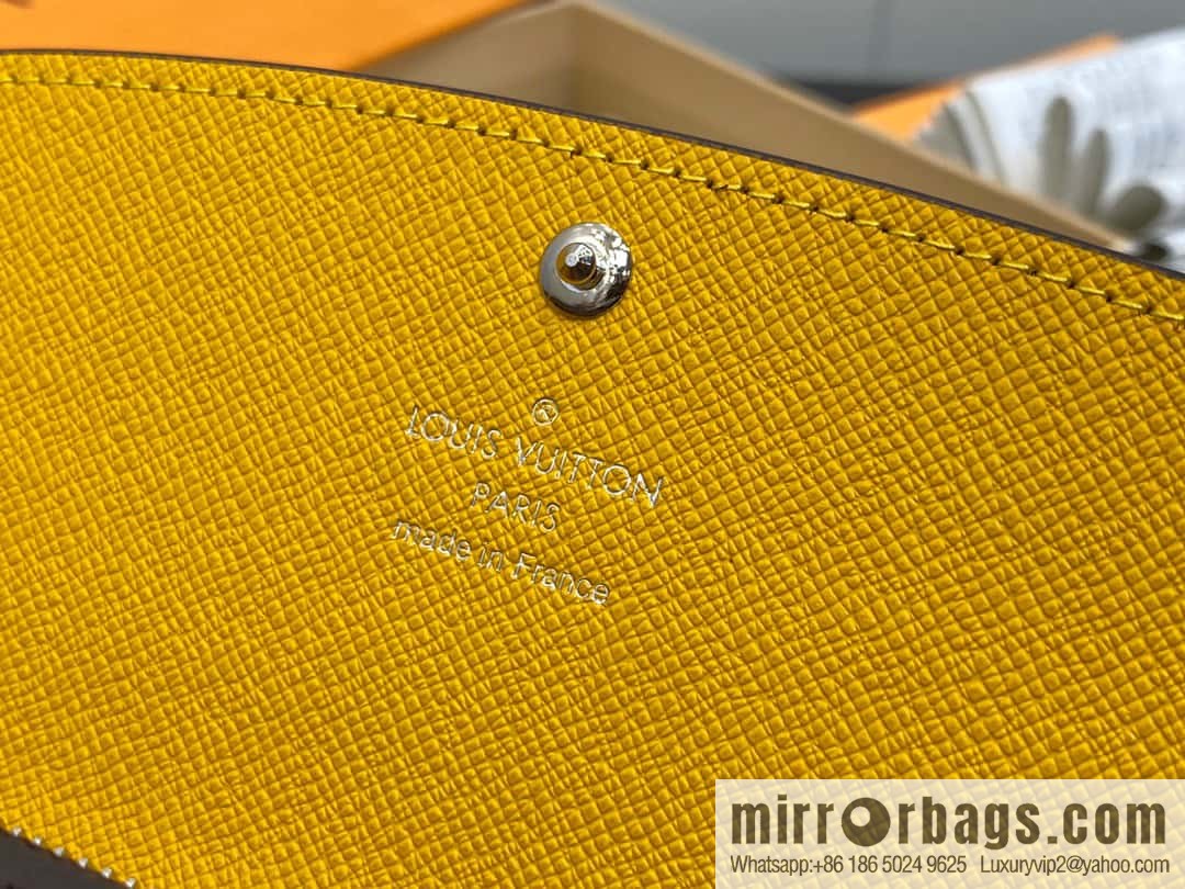 [Original single boutique] M82919 monogram yellow, flip wallet series Emilie wallet m82919 m82920