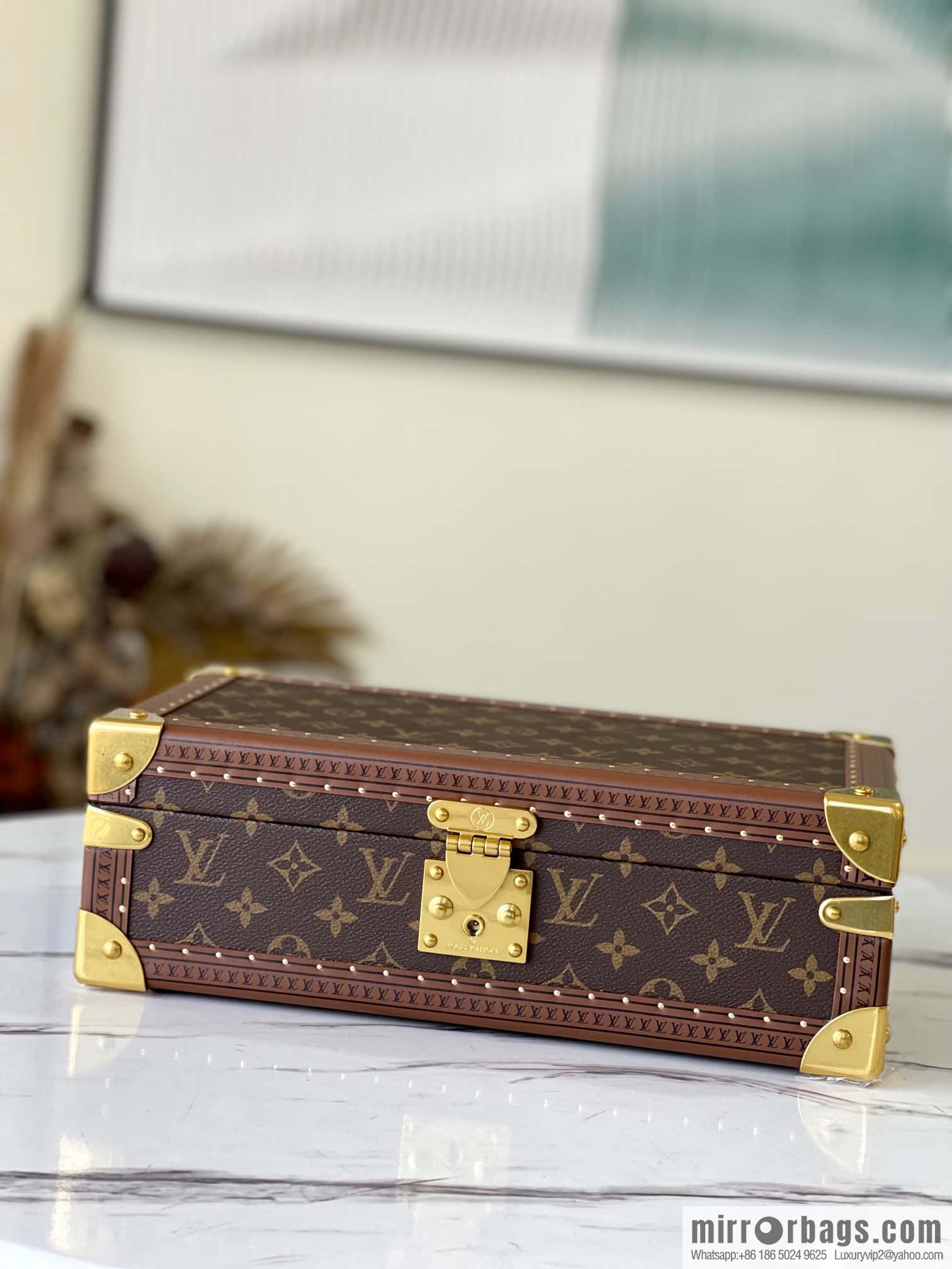 M47641 monogram/red COFFRET 8 MONTRES case