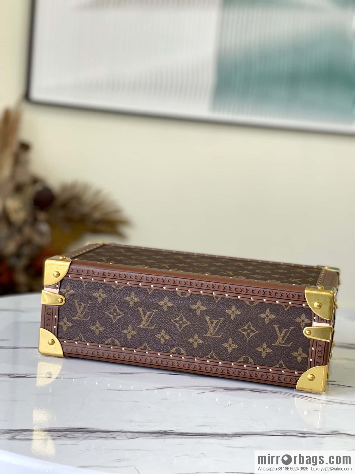 M47641 monogram/red COFFRET 8 MONTRES case