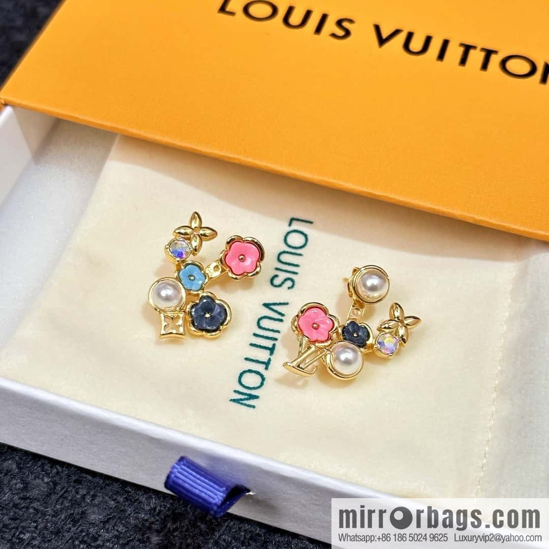 ❗️New ❗️ M01642 ☀ Louis Vuitton IV BOTANICA Earrings ☀