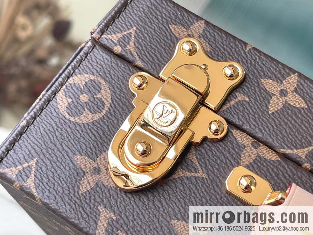 M20076 pink Monogram Jewelry Box