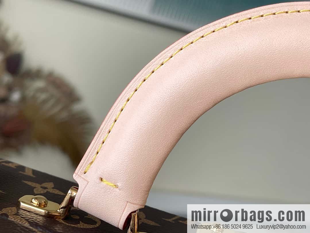 M20076 Apricot Monogram Jewelry Box