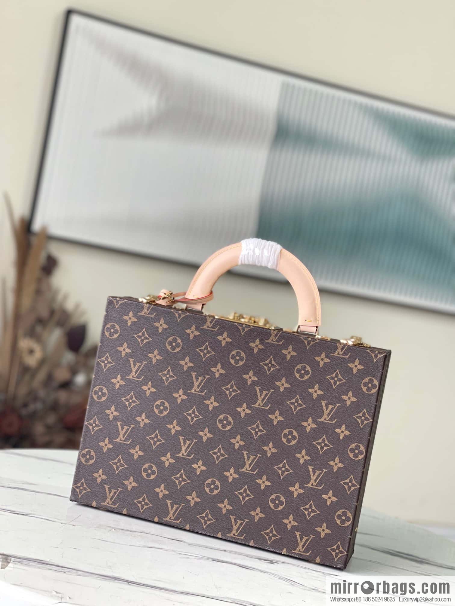 M20076 Orange Monogram Jewelry Box