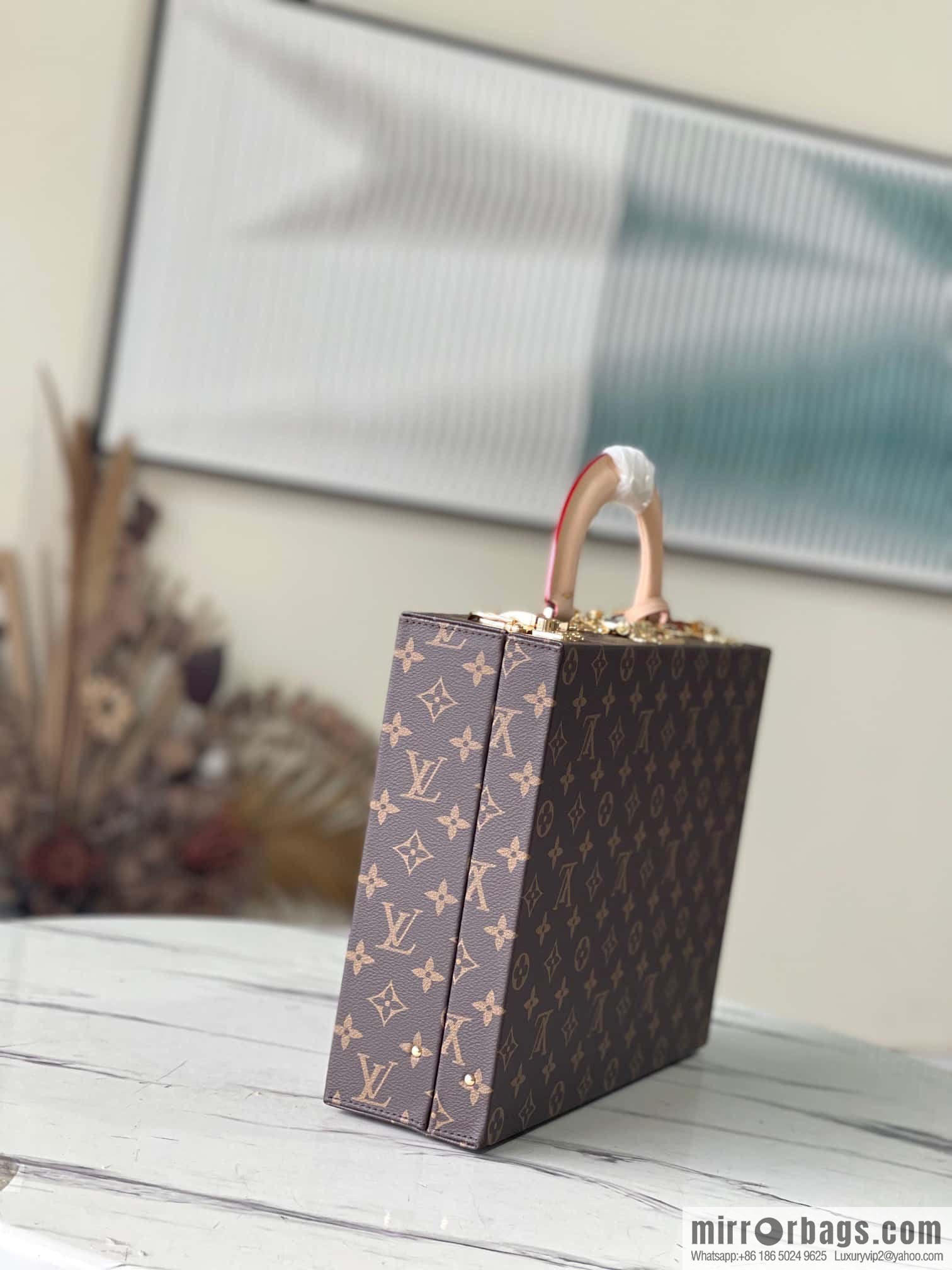 M20076 Orange Monogram Jewelry Box