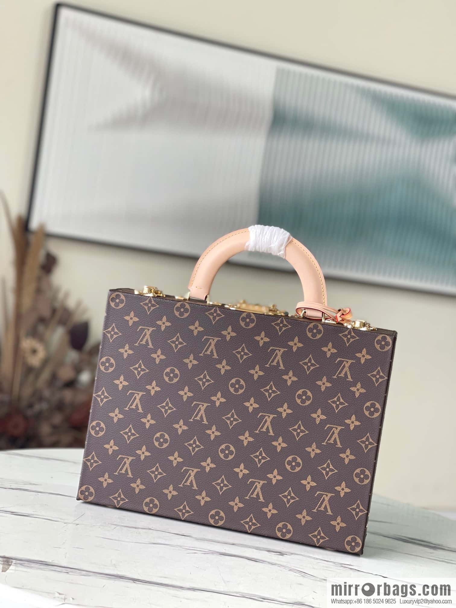 M20076 Orange Monogram Jewelry Box