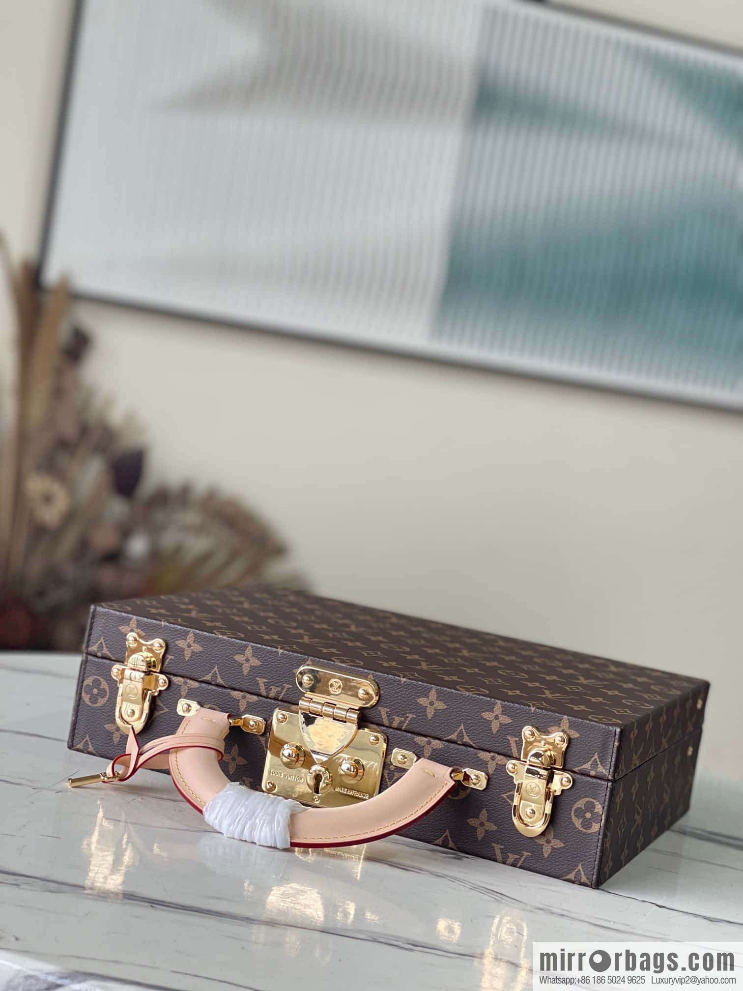 M20076 Orange Monogram Jewelry Box