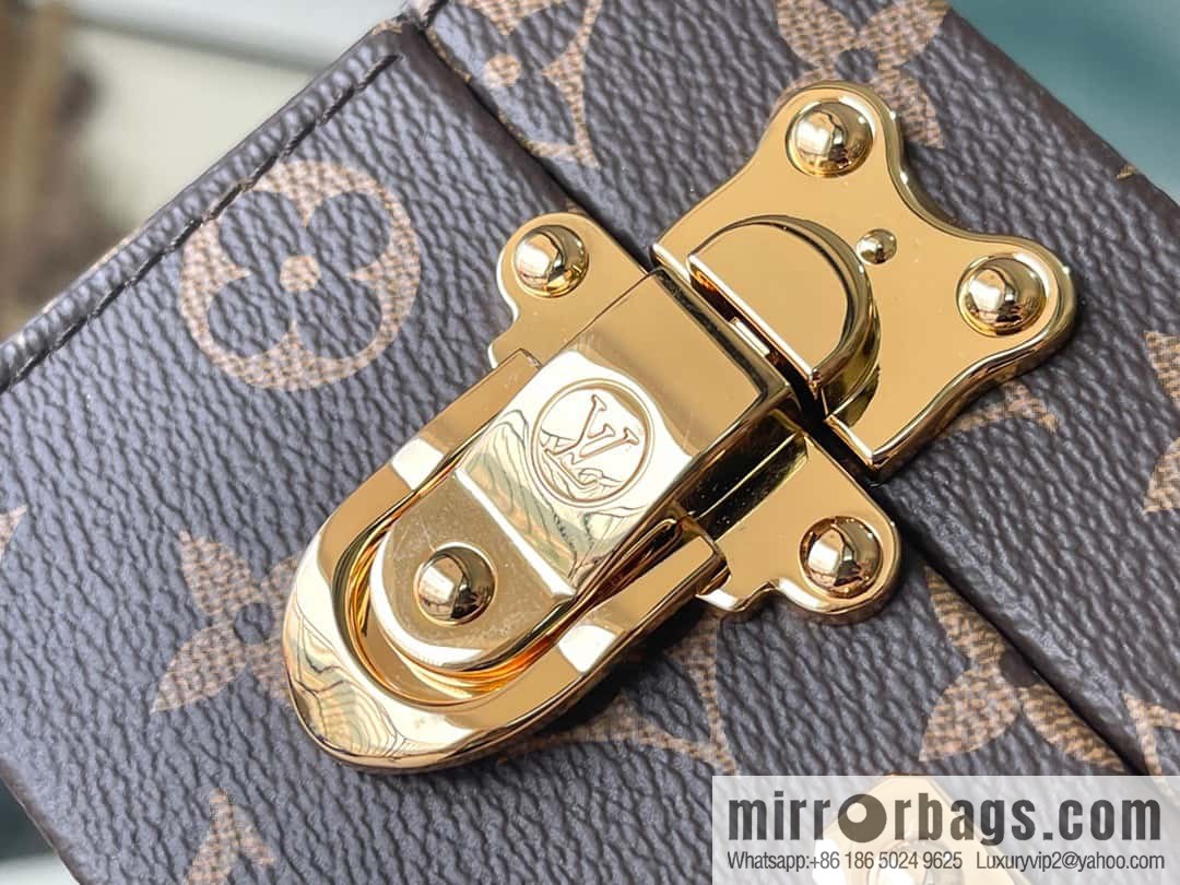 M20076 Red Monogram Jewelry Box