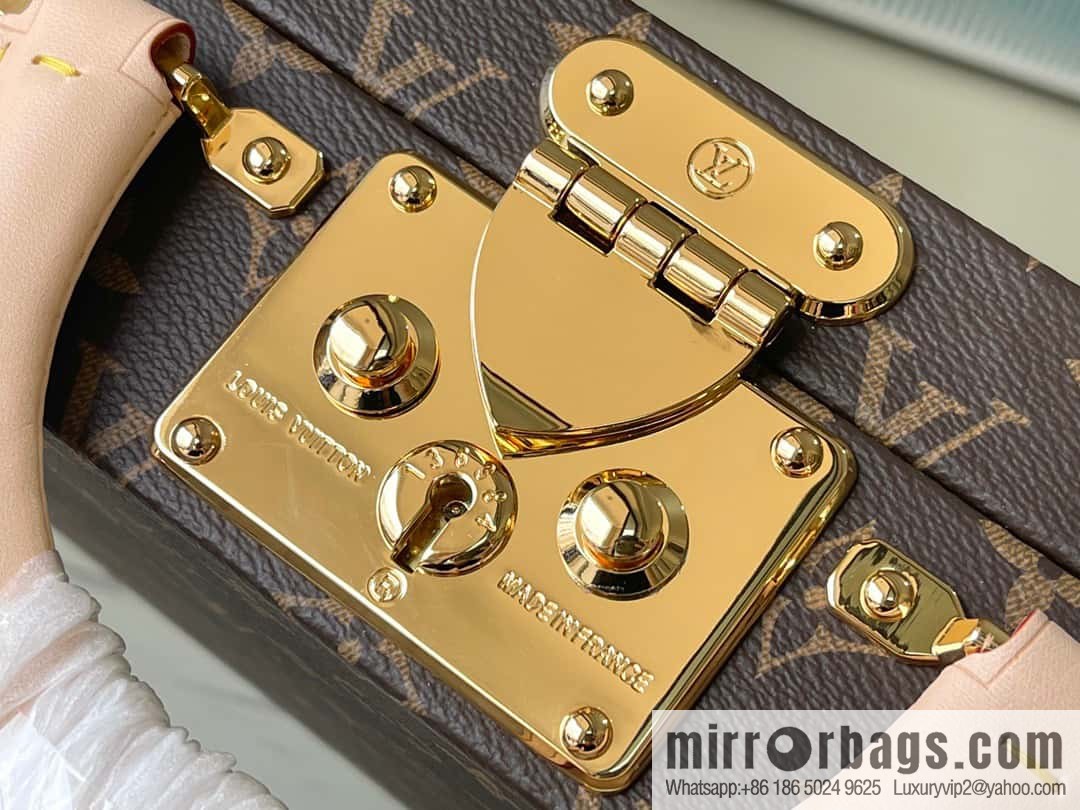 M20076 Red Monogram Jewelry Box