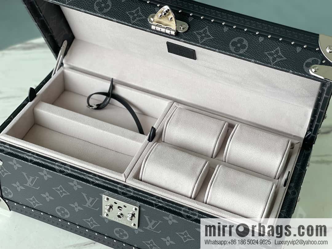 M20209 Black Flower Ash, Multifunctional Storage Box MCoffret Accessoires Hard Box