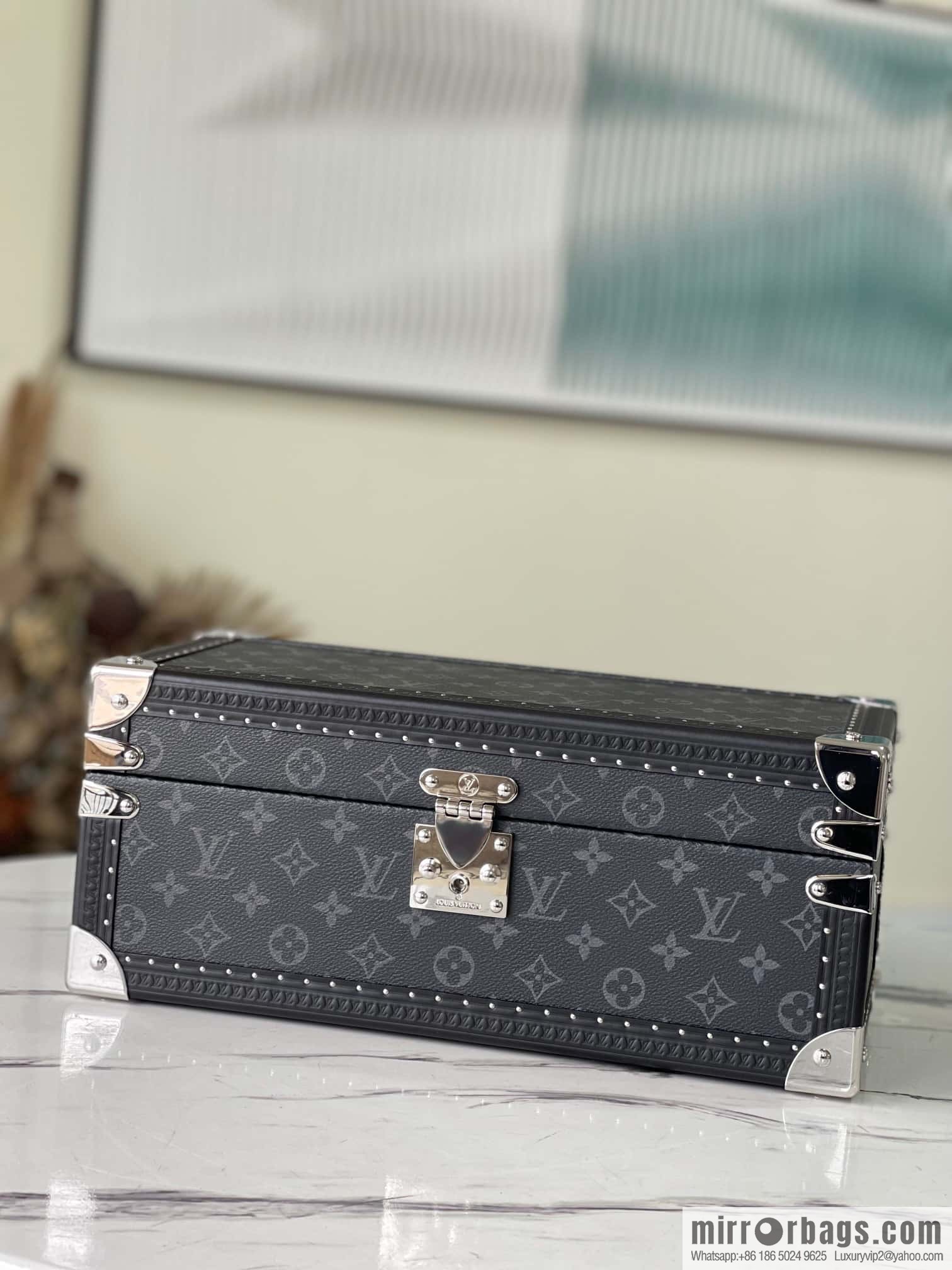 M20209 Black Flower Black Lane, Multifunctional Storage Box MCoffret Accessoires Hard Case