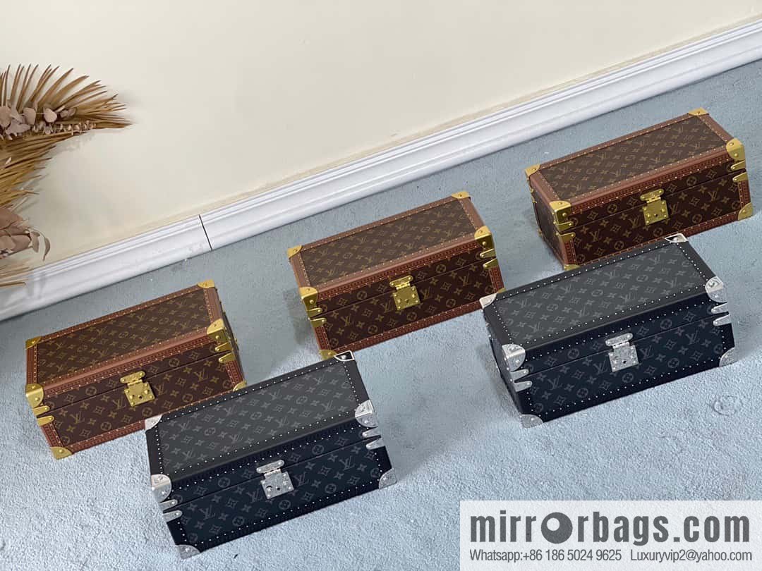 M20209 Black Flower Ash, Multifunctional Storage Box MCoffret Accessoires Hard Box