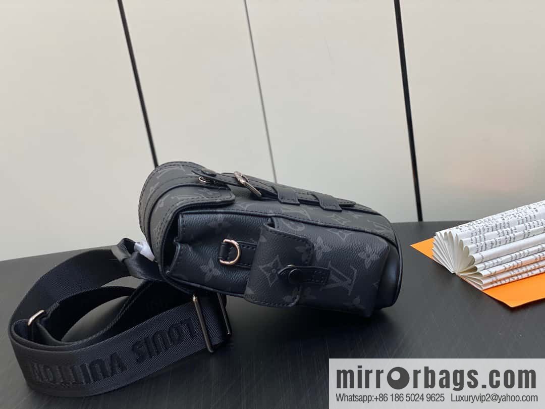 [Original order boutique] M82769 black flower, men's bag mini backpack series, new NANO CHRISTOPHER handbag in autumn and winter