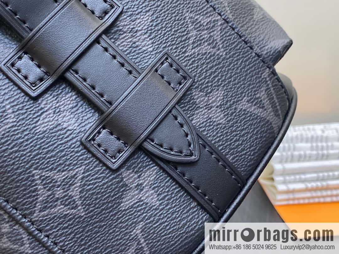 [Original order boutique] M82769 black flower, men's bag mini backpack series, new NANO CHRISTOPHER handbag in autumn and winter