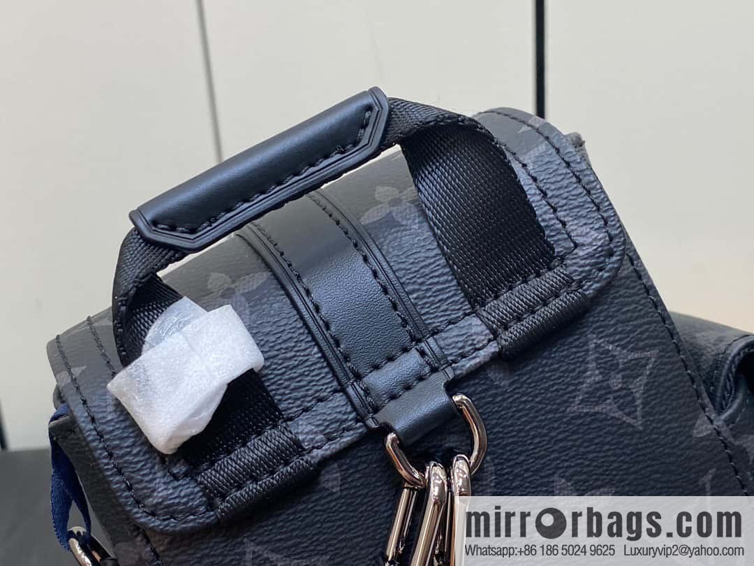 [Original order boutique] M82769 black flower, men's bag mini backpack series, new NANO CHRISTOPHER handbag in autumn and winter