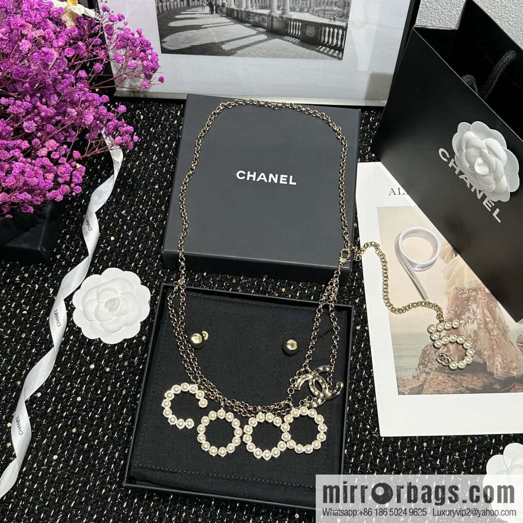 ☀️New ☑️ Chanel COCO pearl waist chain belt