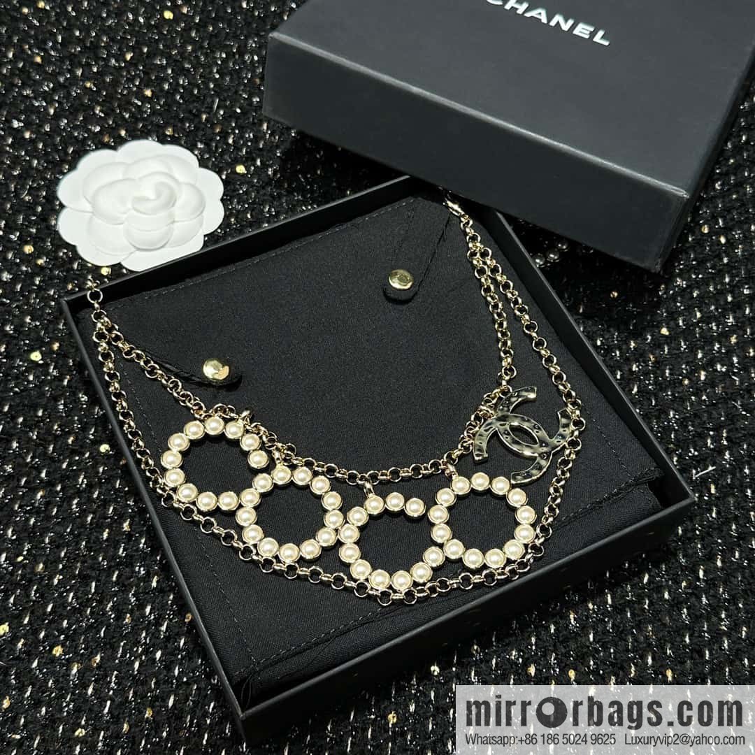☀️New ☑️ Chanel COCO pearl waist chain belt