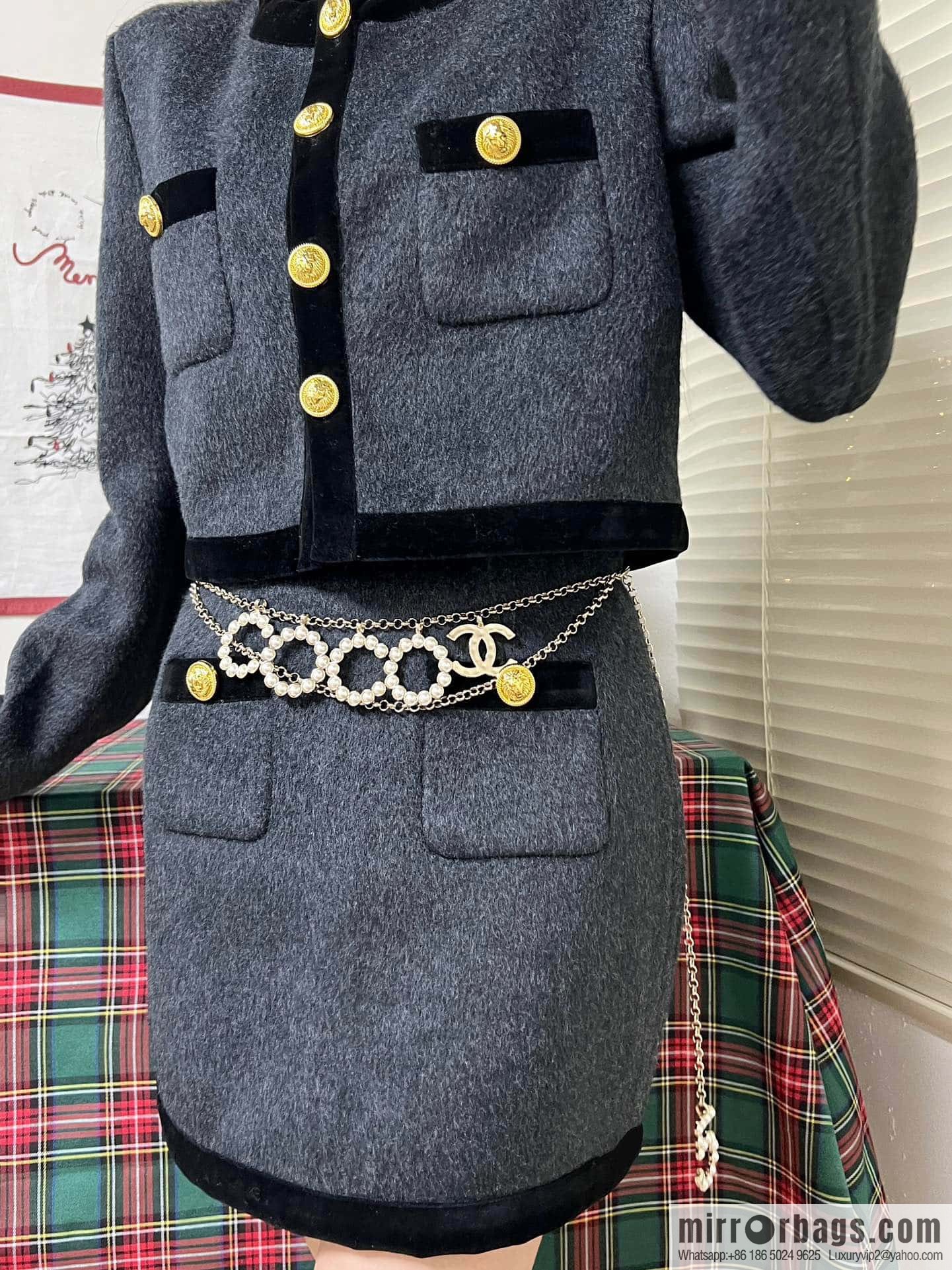 ☀️New ☑️ Chanel COCO pearl waist chain belt