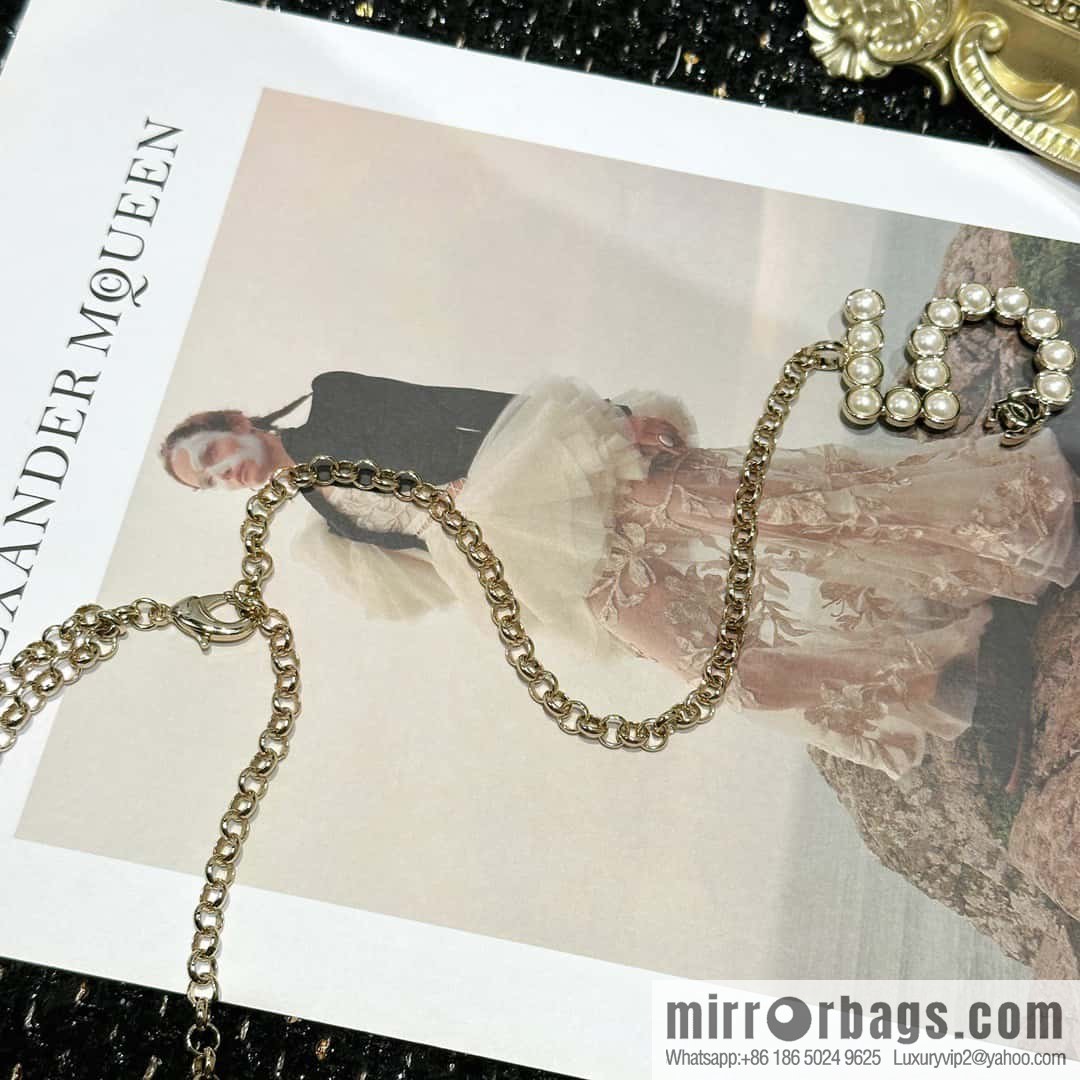 ☀️New ☑️ Chanel COCO pearl waist chain belt