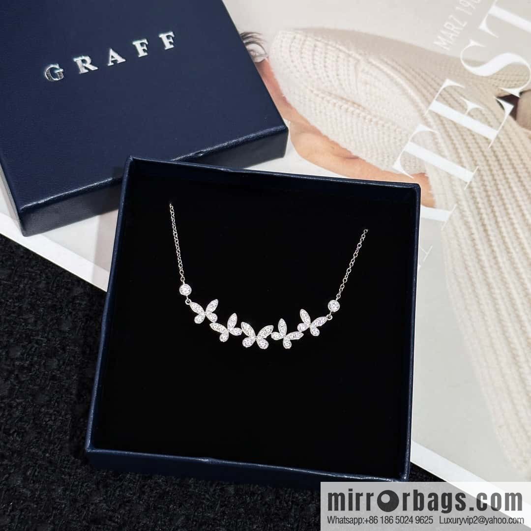 ❗️New ❗️ GRAFF 4 Butterfly Diamond Necklace